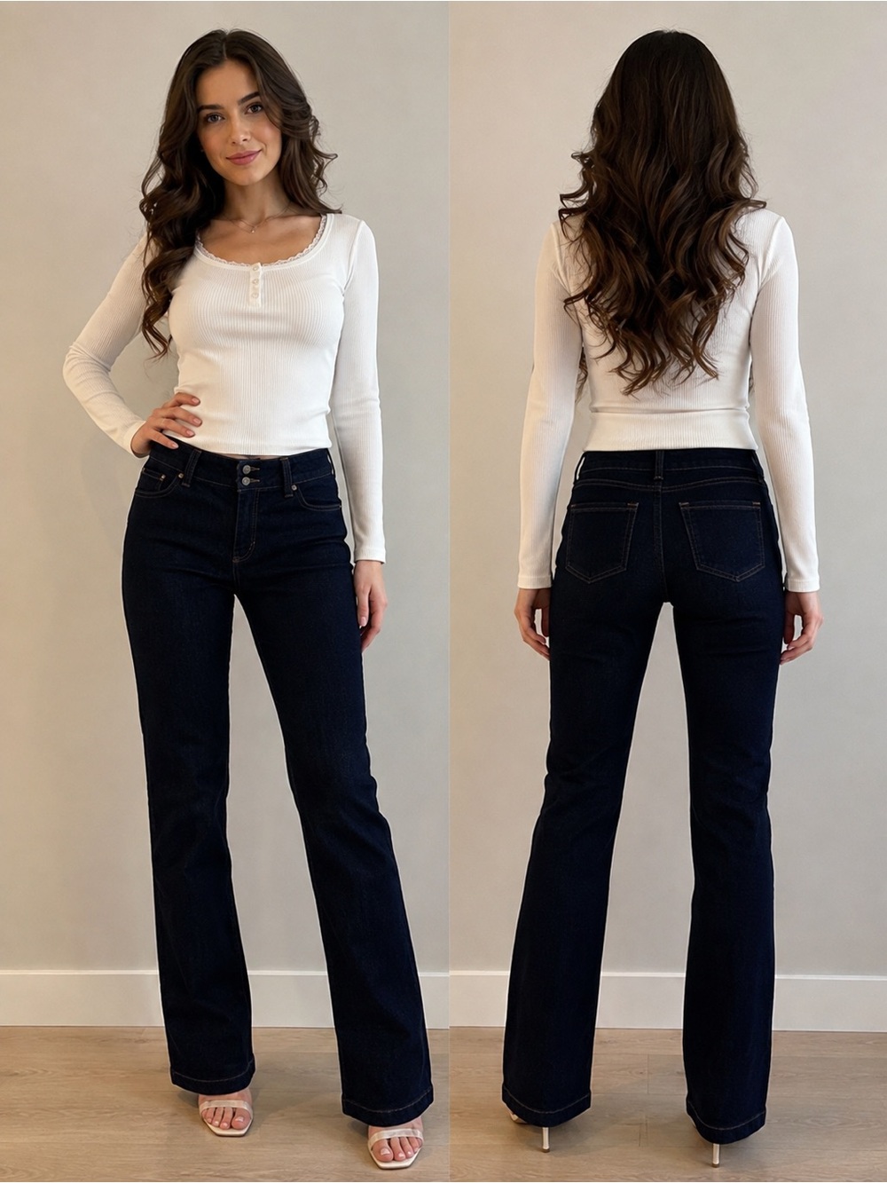 Rachel Zoe Dark Indigo Flare Jeans - Women's